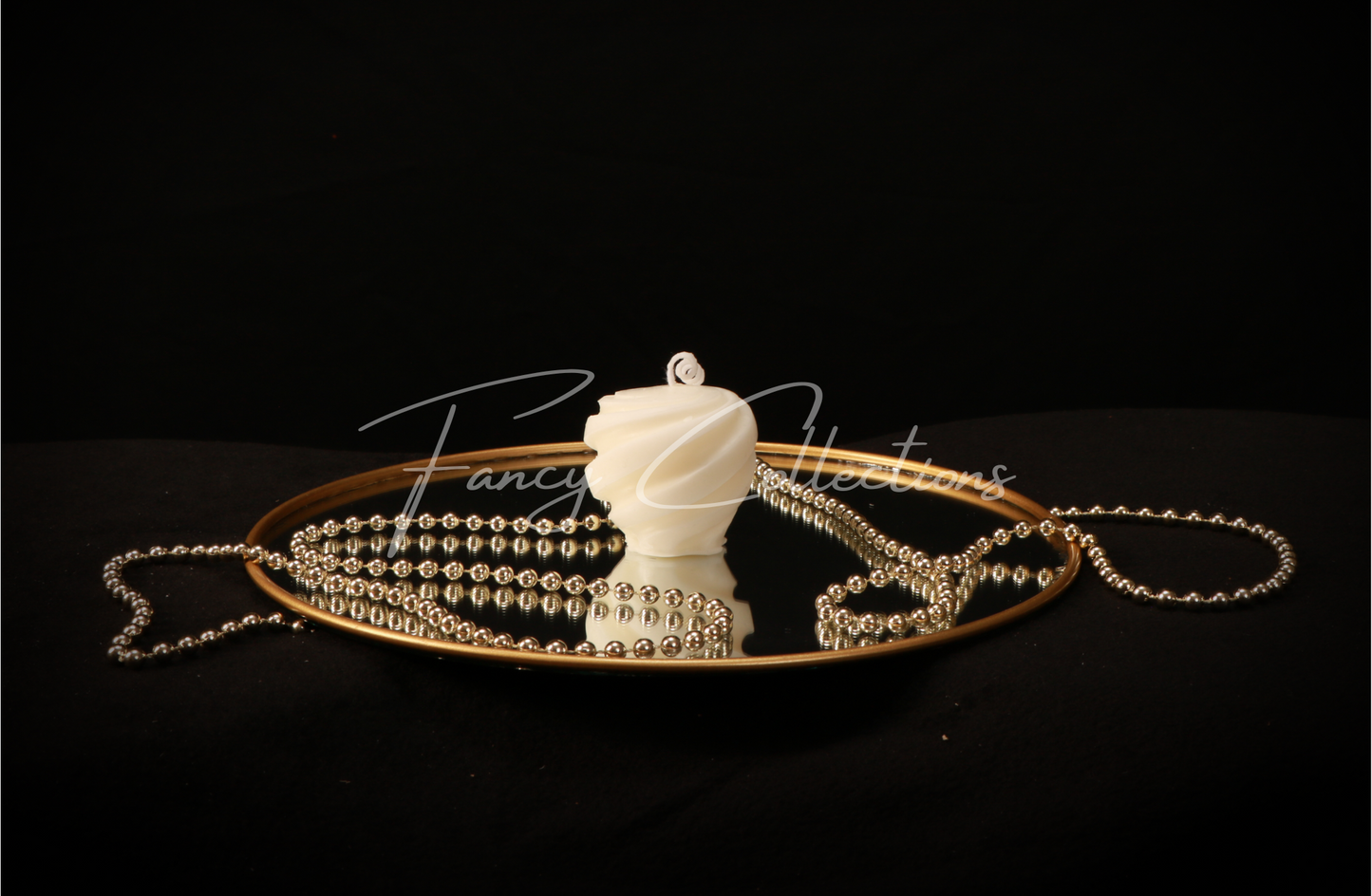 Aesthetic Luxury 3D Spiral Ball Shaped Candle