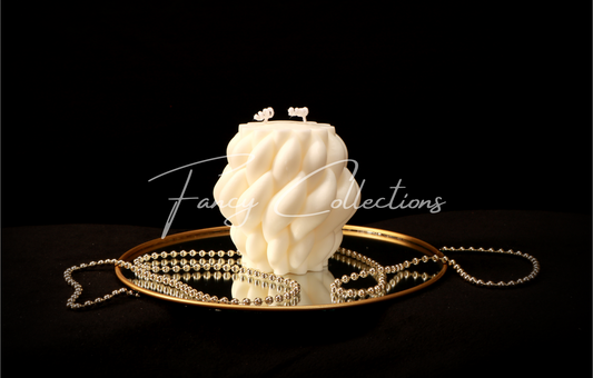 Aesthetic Luxury 3D Large Knot Ball Shaped Candle