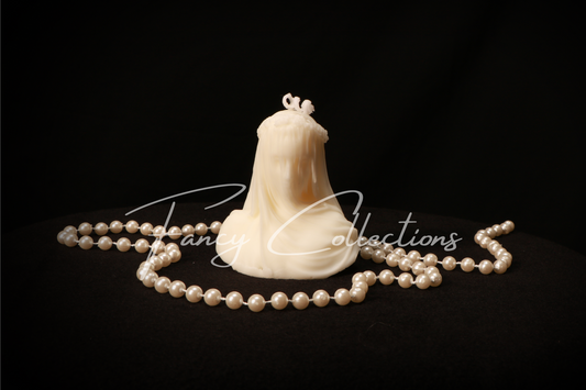 Aesthetic Luxury 3D Veiled Lady Shaped Candle